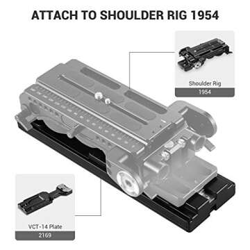 SMALLRIG Universal Quick Release Tripod Adapter Plate for Sony