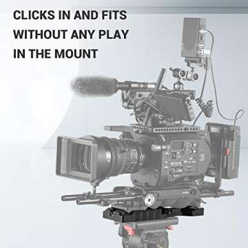 SMALLRIG Universal Quick Release Tripod Adapter Plate for Sony