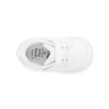 Stride Rite 360 Unisex Child Taye 2.0 First Walker Shoe, White, 5 Toddler US
