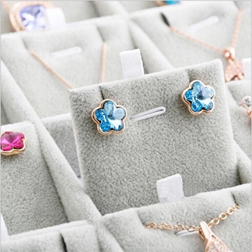 Oirlv Velvet Jewelry Tray – Stylish 24 Grid Organizer