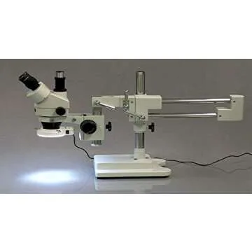 AmScope LED-56S-ZK 56 Microscope Ring Light LED Ring Light Illuminator with Dimmer for Stereo Microscope