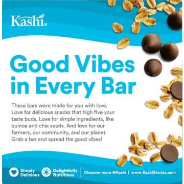 Kashi Crunchy Granola Bars - Vegan Chocolate Chip Treat
