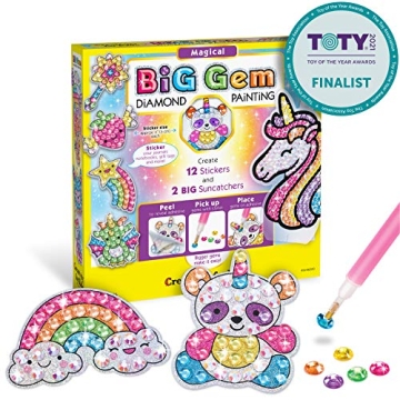 Big Gem Diamond Painting Kit for Kids - Unicorn Craft Set