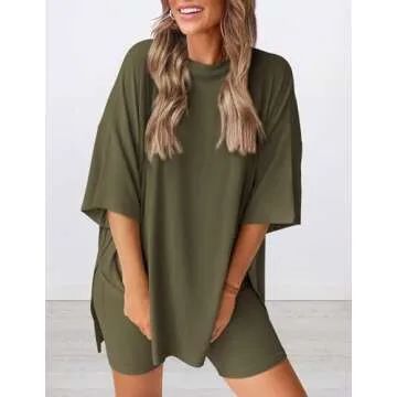 PRETTYGARDEN Women's Two Piece Lounge Set for Summer