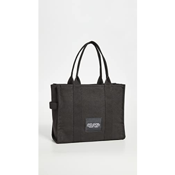 Marc Jacobs Large Black Canvas Tote Bag for Women