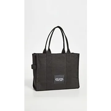 Marc Jacobs Large Black Canvas Tote Bag for Women