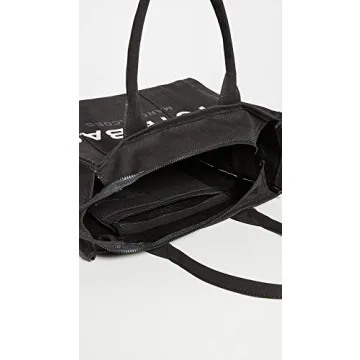 Marc Jacobs Large Black Canvas Tote Bag for Women