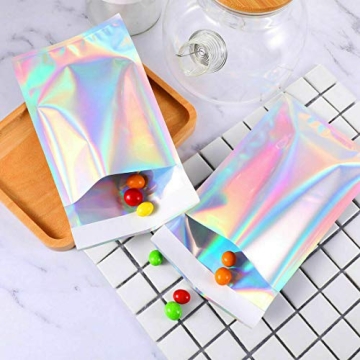 100Pcs Holographic Metallic Mailers for Stylish Shipping