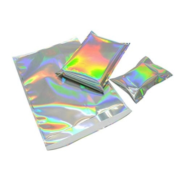 100Pcs Holographic Metallic Mailers for Stylish Shipping