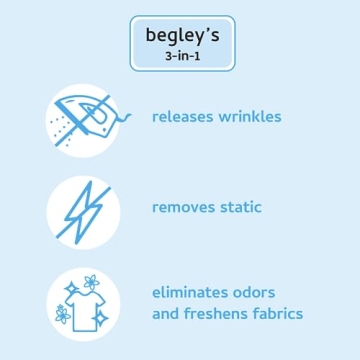 Begley's 3-in-1 Wrinkle Remover Spray - Eco-Friendly & Effective