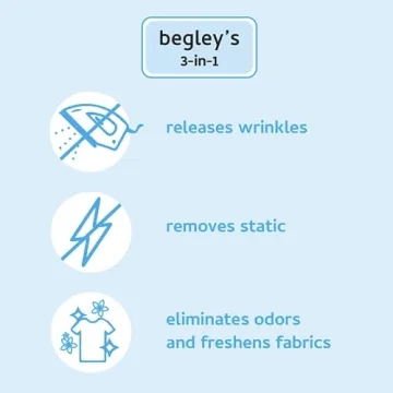 Begley's 3-in-1 Wrinkle Remover Spray - Eco-Friendly & Effective
