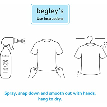 Begley's 3-in-1 Wrinkle Remover Spray - Eco-Friendly & Effective