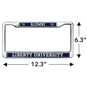 Liberty University Alumni License Plate Metal Frame