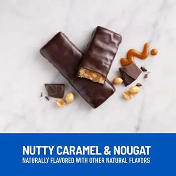 SlimFast Keto Fat Bomb Meal Replacement Whey Protein Bar, Nutty Caramel and Nougat, Low Carb with 9g Protein, 5 Count Box (Packaging May Vary)