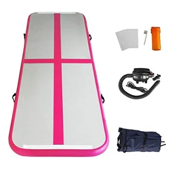 EZ GLAM 10ft/13ft/16ft/20ft Air Tumbling Mat for Gymnastics & Cheerleading Training