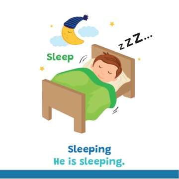 Action Book: Children's Board Book for Learning Verbs For Toddlers Ages 1-4, Written by a Speech Therapist