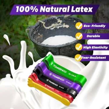 TOMSHOO 5Pcs Resistance Bands for Versatile Workouts