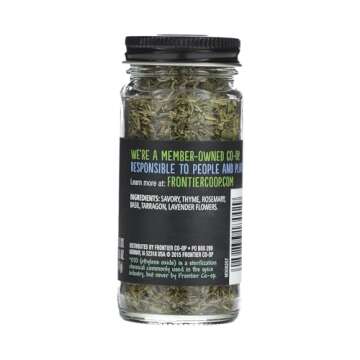 Frontier Co-op Herbes De Provence, 0.85 Ounce, French Blend of Aromatic Savory, Thyme, Rosemary, Bas...