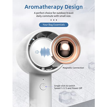 KENSUKA Portable Handheld Fan and Aromatherapy