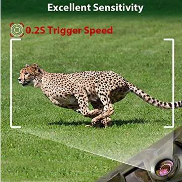 Ctronics Trail Camera 4K 20MP - WiFi Wildlife Monitoring