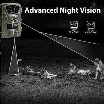 Ctronics Trail Camera 4K 20MP - WiFi Wildlife Monitoring