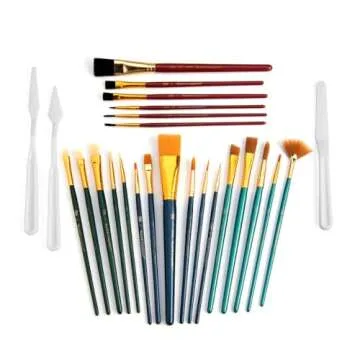 Royal 25 Piece Brush Set Ideal for Artists and Hobbyists