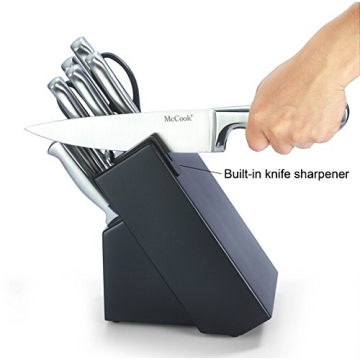 Premium McCook® Knife Set with Built-in Sharpener