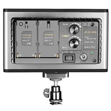 Neewer 3-Pack Bi-Color Dimmable 280 LED Video Light and Stand Lighting Kit with Battery, USB Charger and Carrying Bag - 3200-5600K,CRI 95+ LED Panel for Camera Photo Studio, YouTube Video Shooting