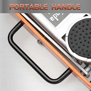 TONDA Low Profile Hydraulic Car Jack for Easy Lifting