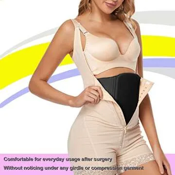 Abdominal Compression Board | Ab Board Post Surgery Liposuction | Tabla Op Lipo Foam Belly Flattening Ab Board | lipo foams and boards, Black