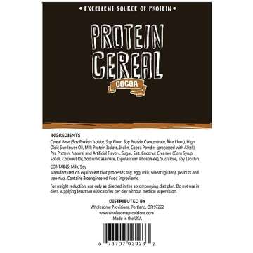 High Protein Low Carb Cereal for Active Lifestyles
