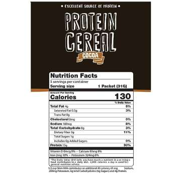 High Protein Low Carb Cereal for Active Lifestyles