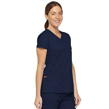 Dickies Women's EDS V-Neck Top - Durable, Stylish Scrubs