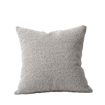 Luxury 18x18 Boucle Pillow Cover for Elegant Home