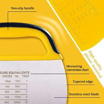 YGDZ Dough Scraper Chopper Set for Easy Cooking and Baking