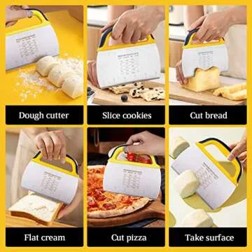 YGDZ Dough Scraper Chopper Set for Easy Cooking and Baking