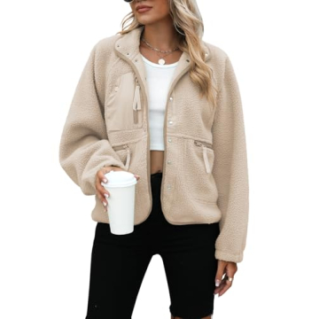 Stylish Yanekop Womens Fleece Jacket for Cozy Winter Wear