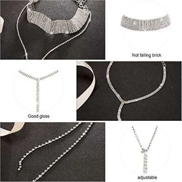 Layered Rhinestone Choker Necklaces for All Occasions
