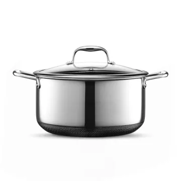 8-Quart Hybrid Nonstick Stockpot with Glass Lid