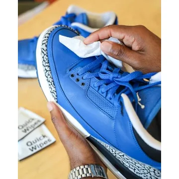 Jason Markk Quick Wipes, Shoe Cleaner, 30 Pack, Individually Packed, Sneaker Care, Ideal for Footwear, Safe for Leather, Suede, Nubuck, Cotton, Knits