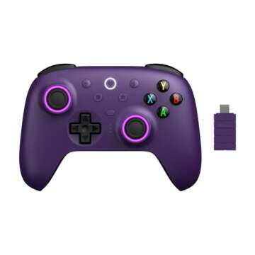 8Bitdo Ultimate 2 Wireless Controller for Windows & Android, Gaming Controller with TMR Joysticks, S...