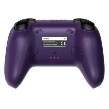 8Bitdo Ultimate 2 Wireless Controller for Windows & Android, Gaming Controller with TMR Joysticks, Switchable Hall Effect/Tactile Triggers, Motion Control, RGB Fire Ring, 8Speed Wireless Tech, Purple