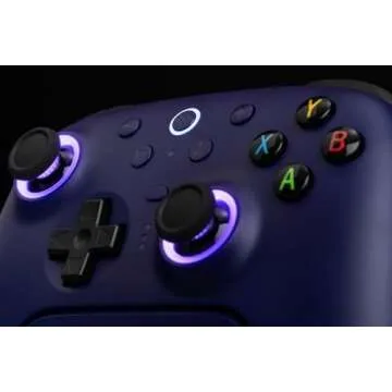 8Bitdo Ultimate 2 Wireless Controller for Windows & Android, Gaming Controller with TMR Joysticks, Switchable Hall Effect/Tactile Triggers, Motion Control, RGB Fire Ring, 8Speed Wireless Tech, Purple