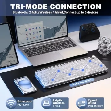 YUNZII X98 Wireless Mechanical Gaming Keyboard