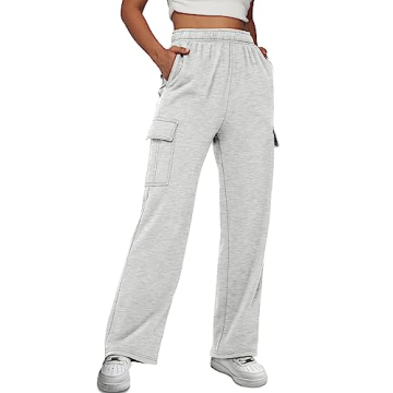 Trendy Cargo Sweatpants for Women with Pockets
