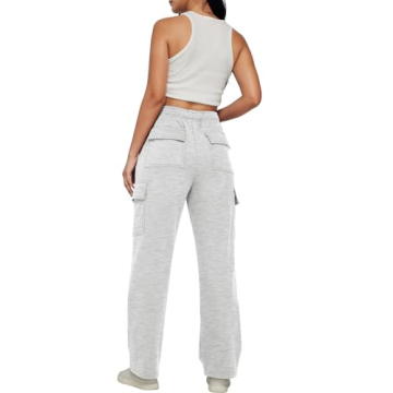 Trendy Cargo Sweatpants for Women with Pockets