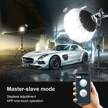 GVM 150W Video Light Kit, 2700K-7500K Continuous Lighting for Photography with Lantern Softbox&Stand, Bi-Color Studio Light Kit with Bluetooth Control, CRI 97+ 8 Scene Lights for Live Streaming White