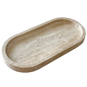 Elegant SAIDKOCC Natural Marble Tray for Home Decor