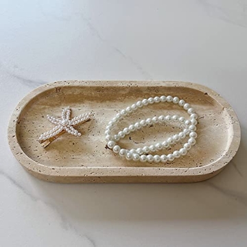 Elegant SAIDKOCC Natural Marble Tray for Home Decor