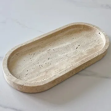 Elegant SAIDKOCC Natural Marble Tray for Home Decor